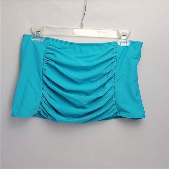 Shape FX NWOT NEW Turquoise Skirted Swim Skirt Bottoms - Picture 10 of 10